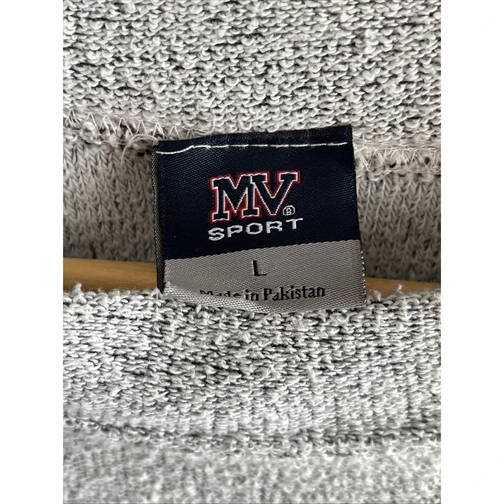 VTG University Of Delaware Blue Hens MV Sport Terry Cloth Sweatshirt‎ Mens Large
